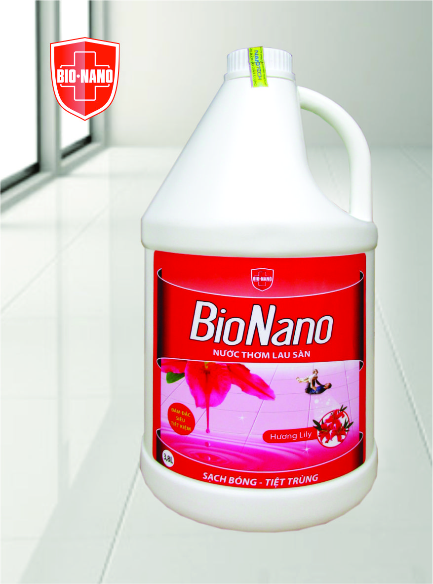 Nước lau sàn BioNano - Hương Lily - 5L